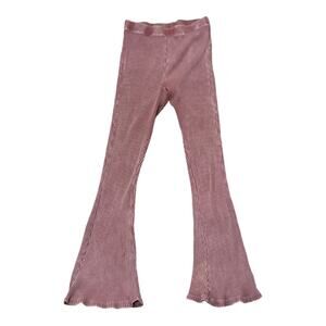 Urban Outfitters Esme Washed Ribbed Flare Leg Pants Womens Size Medium